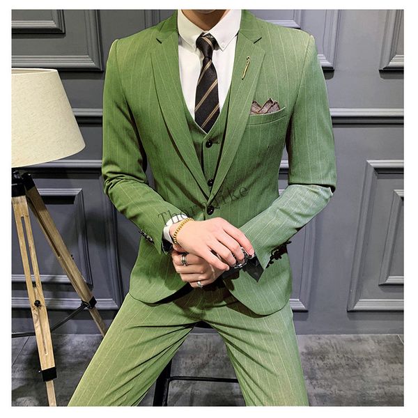thorndike casual men's suits slim fit 3 piece striped one button prom tuxedos classic business jacket blazer pants, White;black
thorndike casual men's suits slim fit 3 piece striped one button prom tuxedos classic business jacket blazer pants, White;black