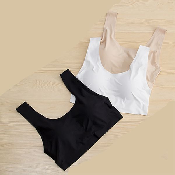 woman ultrathin seamless yoga sports bra high elastic female fitness underwear women wear for gym bras, White;black
woman ultrathin seamless yoga sports bra high elastic female fitness underwear women wear for gym bras, White;black