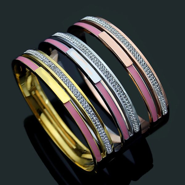 titanium steel jewelry wholesale t letter pink green oil dripping mud drilling bracelet women's oil dripping bracelet, Black
titanium steel jewelry wholesale t letter pink green oil dripping mud drilling bracelet women's oil dripping bracelet, Black