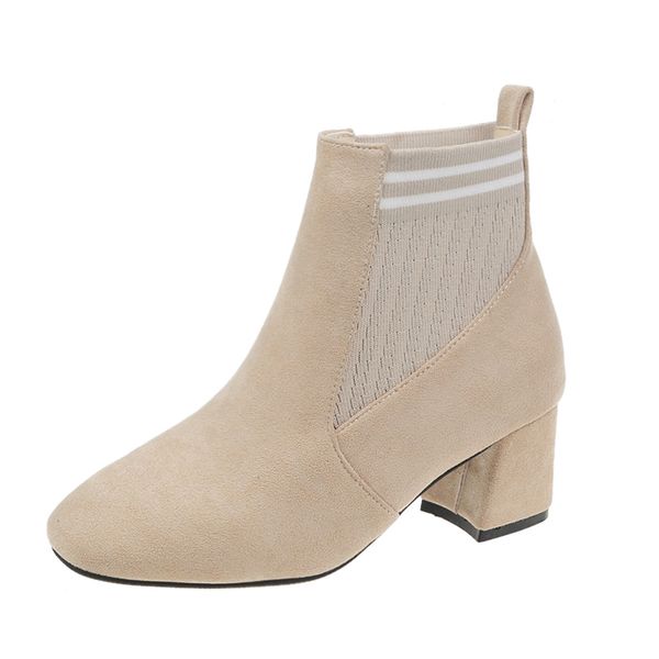 ladies boots flock winter boots women shoes woman slip on elastic band ankle square high heels botas mujer plus size, Black
ladies boots flock winter boots women shoes woman slip on elastic band ankle square high heels botas mujer plus size, Black