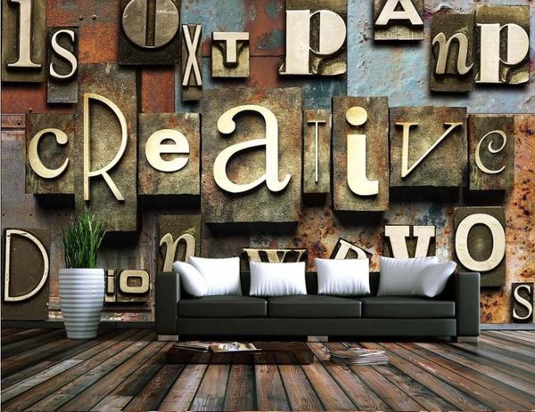3d room wallpaper custom p mural metal alphabet retro restaurant bar background wall wallpaper for walls 3 d
3d room wallpaper custom p mural metal alphabet retro restaurant bar background wall wallpaper for walls 3 d