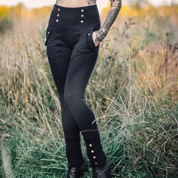 new women autumn leggings ladies tights legging fashionsolid color button pencil leggings for women, Black
new women autumn leggings ladies tights legging fashionsolid color button pencil leggings for women, Black