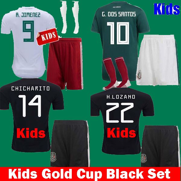 Kid 2019 mexico black gold cup chicharito g do anto lozano children 2019 occer jer ey et 18 19 boy kit layun marquez hirt
Kid 2019 mexico black gold cup chicharito g do anto lozano children 2019 occer jer ey et 18 19 boy kit layun marquez hirt
