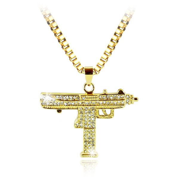 gold necklace uzi gun pendant necklace men alloy full crystal bling submachine chain hip hop cyclist accessories male necklaces, Silver
gold necklace uzi gun pendant necklace men alloy full crystal bling submachine chain hip hop cyclist accessories male necklaces, Silver