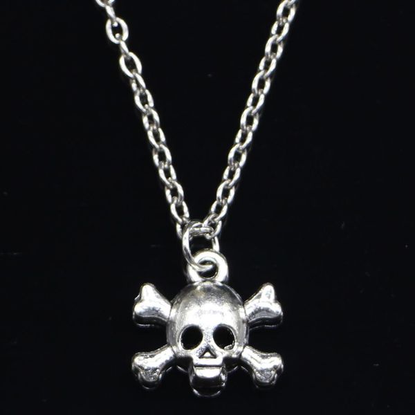20pcs new fashion necklace 15x14mm skull skeleton bone silver pendants short long women men colar gift jewelry choker
20pcs new fashion necklace 15x14mm skull skeleton bone silver pendants short long women men colar gift jewelry choker