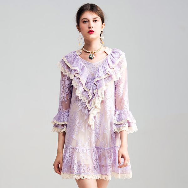 printed ruffled cute design dress v-neck long sleeve violet hollow out sweet and cute little fairy big trumpet sleeve lace cardigan, White;black
printed ruffled cute design dress v-neck long sleeve violet hollow out sweet and cute little fairy big trumpet sleeve lace cardigan, White;black