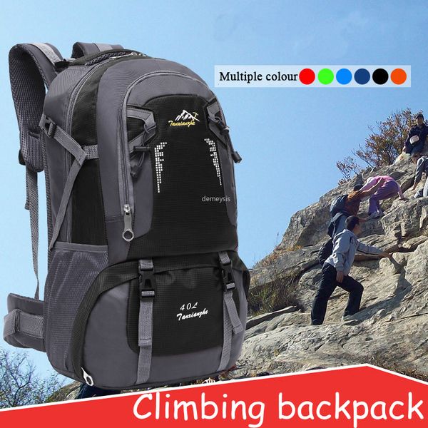 40l men women trekking travel backpack rucksack outdoor camping climbing hiking shoulder bag mountaineering bag backpacks
40l men women trekking travel backpack rucksack outdoor camping climbing hiking shoulder bag mountaineering bag backpacks