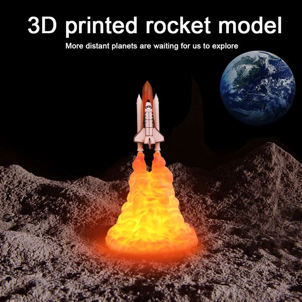 2019 rechargeable night light 3d print space shuttle lamp for space lovers moon lamp as room decoration dropshipping
2019 rechargeable night light 3d print space shuttle lamp for space lovers moon lamp as room decoration dropshipping