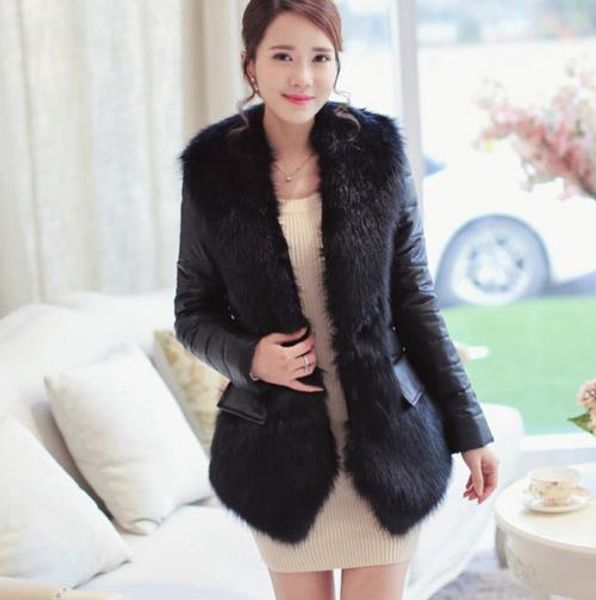furry 2019 winter women's faux fur jacket artificial fur overcoat furry coat femme plus size fake outwear z349, Black
furry 2019 winter women's faux fur jacket artificial fur overcoat furry coat femme plus size fake outwear z349, Black