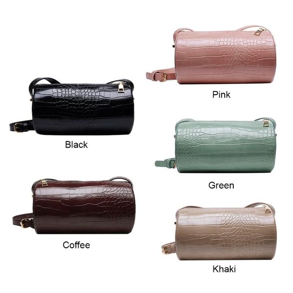 alligator pattern crossbody purse women cylinder pu leather shoulder handbags fashion shoulder messenger bag
alligator pattern crossbody purse women cylinder pu leather shoulder handbags fashion shoulder messenger bag