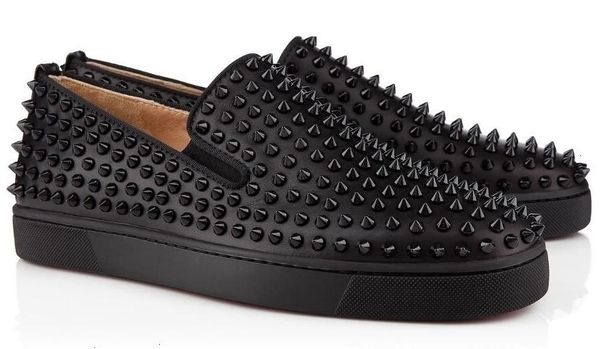 red bottom sneakers casual shoes womens low silver designer full spikes roller boat flats skateboard loafers design man woman shoe sy5, Black
red bottom sneakers casual shoes womens low silver designer full spikes roller boat flats skateboard loafers design man woman shoe sy5, Black