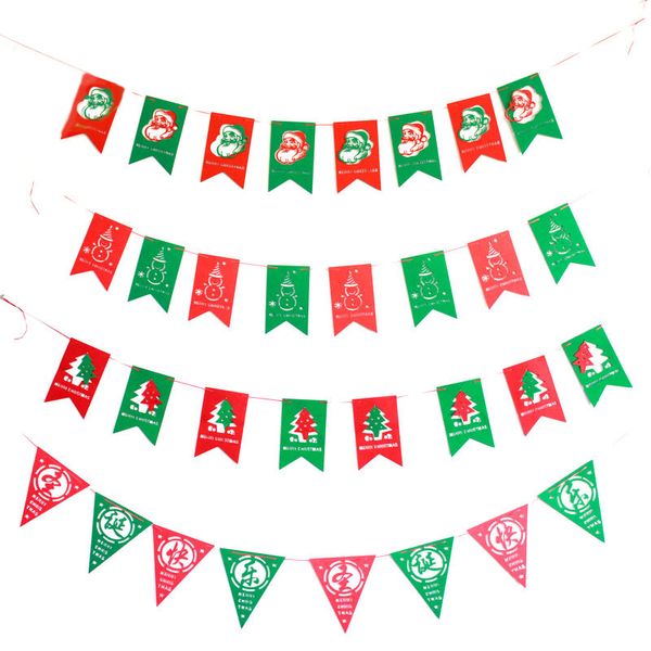 2019 diy non-woven fabric xmas flags santa clause floral bunting banners merry christmas decoration home shop market room decor
2019 diy non-woven fabric xmas flags santa clause floral bunting banners merry christmas decoration home shop market room decor