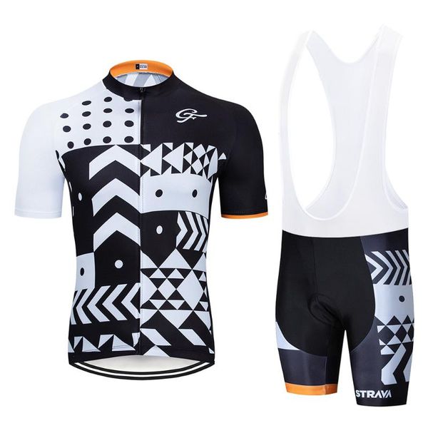 strava 2019 gf team men's summer breathable short sleeve cycling jersey kit ropa ciclismo bicycle bike clothing bib shorts set, Black;red
strava 2019 gf team men's summer breathable short sleeve cycling jersey kit ropa ciclismo bicycle bike clothing bib shorts set, Black;red