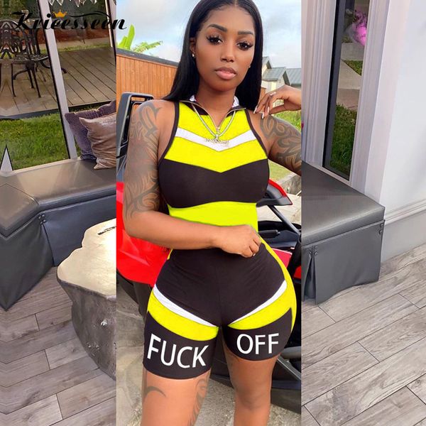kricesseen summer letter patchwork short jumpsuit women stretchy skinny one piece romper overalls sleeveless playsuit, Black;white
kricesseen summer letter patchwork short jumpsuit women stretchy skinny one piece romper overalls sleeveless playsuit, Black;white