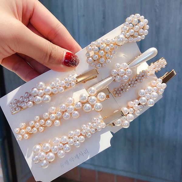 mengjiqiao 2019 korean trendy tiara accessories simulated pearl beads flower bowknot hair pins clips for women hair jewelry, Golden;white
mengjiqiao 2019 korean trendy tiara accessories simulated pearl beads flower bowknot hair pins clips for women hair jewelry, Golden;white