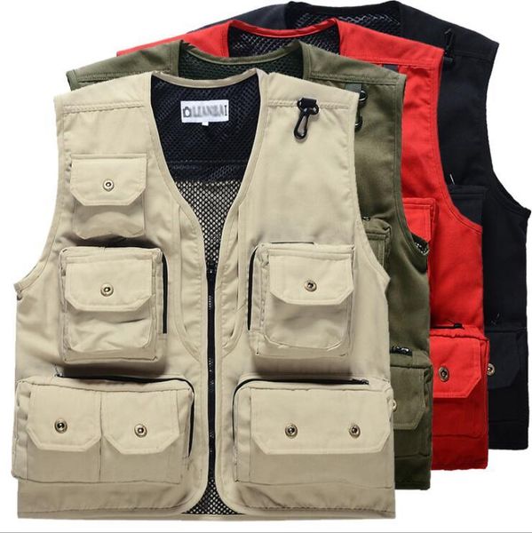 2019 men multi-pocket classic waistcoat male sleeveless unloading solid coat vest pgrapher tactical masculino jacket, Gray;blue
2019 men multi-pocket classic waistcoat male sleeveless unloading solid coat vest pgrapher tactical masculino jacket, Gray;blue