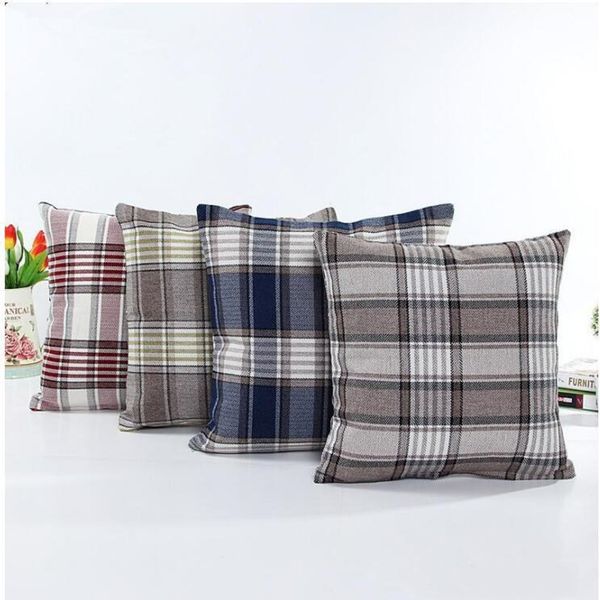 cotton linen cushion cover plaid pillow case grey grid printed sofa throw pillow covers car chair home decor pillow case lxl1047-1
cotton linen cushion cover plaid pillow case grey grid printed sofa throw pillow covers car chair home decor pillow case lxl1047-1