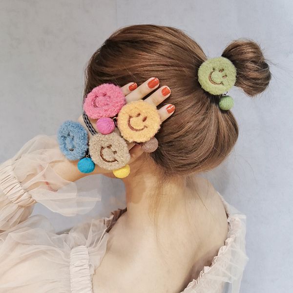 120pcs/lot diy simple multi plush smiling face rubber band elasticity balls hair bands styling tool accessory ha1648, Brown
120pcs/lot diy simple multi plush smiling face rubber band elasticity balls hair bands styling tool accessory ha1648, Brown