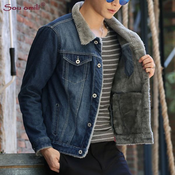 winter solid mens denim jacket fleece coat plus size s-4xl 5xl bomber jacket men cowboy men's jean chaqueta hombre, Black;brown
winter solid mens denim jacket fleece coat plus size s-4xl 5xl bomber jacket men cowboy men's jean chaqueta hombre, Black;brown