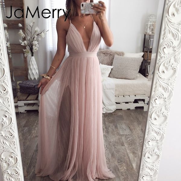jamerry strap striped mesh lace split women dress deep v neck backless maxi dress autumn winter long party dress vestidos, Black;gray
jamerry strap striped mesh lace split women dress deep v neck backless maxi dress autumn winter long party dress vestidos, Black;gray