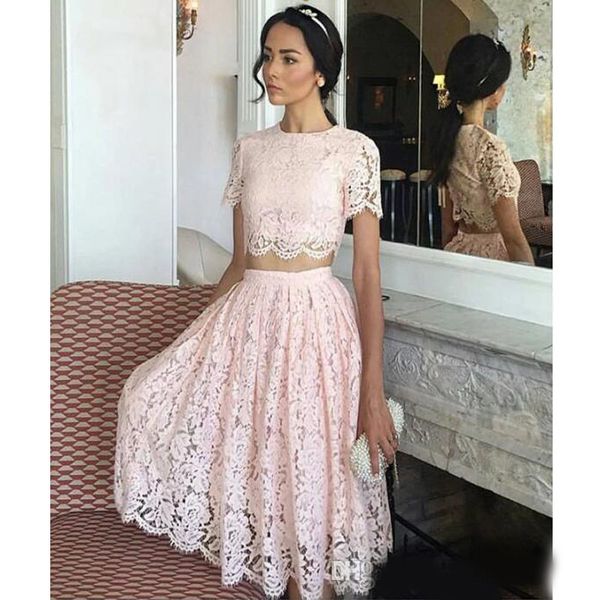 real picture african styles arabic short homecoming dresses two pieces full lace formal dresses for party evening gowns sell, Blue;pink
real picture african styles arabic short homecoming dresses two pieces full lace formal dresses for party evening gowns sell, Blue;pink