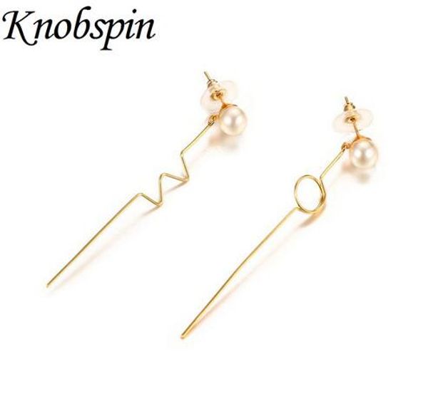minimalist asymmetry design long stud earring with imitation pearl stylish simple women titanium steel statement earring jewelry, Golden;silver
minimalist asymmetry design long stud earring with imitation pearl stylish simple women titanium steel statement earring jewelry, Golden;silver