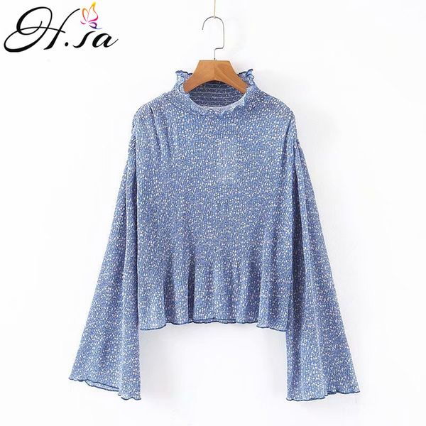 h.sa european fashion 2019 women fall fashion turtleneck blue see through sweater jumpers flare sleeve pullovers knit mper, White;black
h.sa european fashion 2019 women fall fashion turtleneck blue see through sweater jumpers flare sleeve pullovers knit mper, White;black