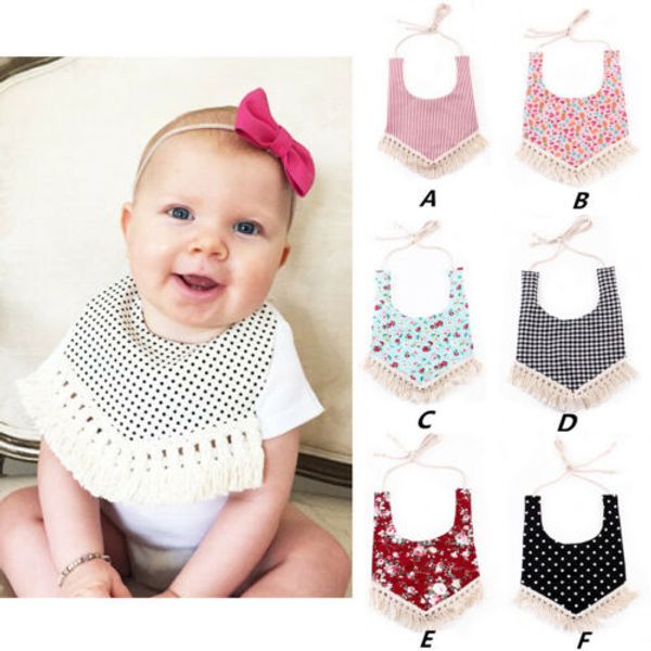 New Baby Boy Girl Tassels Bandana Bibs Lovely Feeding Saliva Towel Dribble Triangle Bib Strap Bibs
New Baby Boy Girl Tassels Bandana Bibs Lovely Feeding Saliva Towel Dribble Triangle Bib Strap Bibs