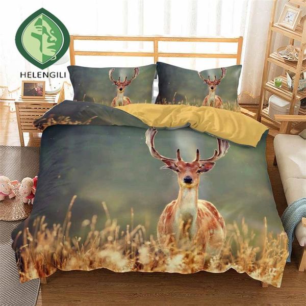 helengili 3d bedding set deer painting print duvet cover set bedclothes with pillowcase bed home textiles #deer05
helengili 3d bedding set deer painting print duvet cover set bedclothes with pillowcase bed home textiles #deer05