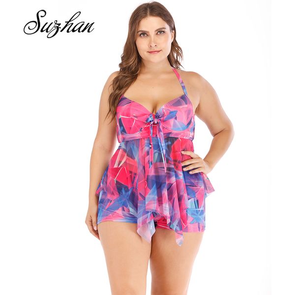 suzhan swimwear 2019 new plus size bathing suit women large size swimsuit one piece swimming suit beachwear push up, White;black