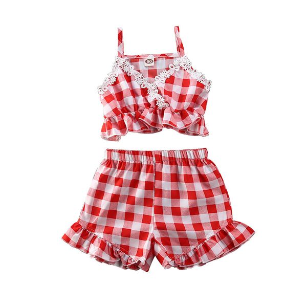 pudcoco plaid check summer clothing girls baby kids girl 2pcs ruffle sling crop shorts pants lace sweet outfit sunsuit 1-4y, White
pudcoco plaid check summer clothing girls baby kids girl 2pcs ruffle sling crop shorts pants lace sweet outfit sunsuit 1-4y, White