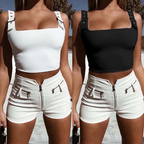 женщины sexy рукавов металлические кнопки широкие сплошные цвета ремни backless vest летняя разрез шеи партии танков обрезанные tops трусико, White
женщины sexy рукавов металлические кнопки широкие сплошные цвета ремни backless vest летняя разрез шеи партии танков обрезанные tops трусико, White