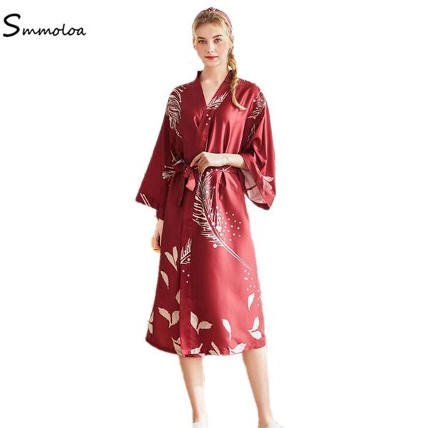 smmoloa bride silk robe soft print robers women satin wedding kimono sleepwear robers new, Black;red
smmoloa bride silk robe soft print robers women satin wedding kimono sleepwear robers new, Black;red