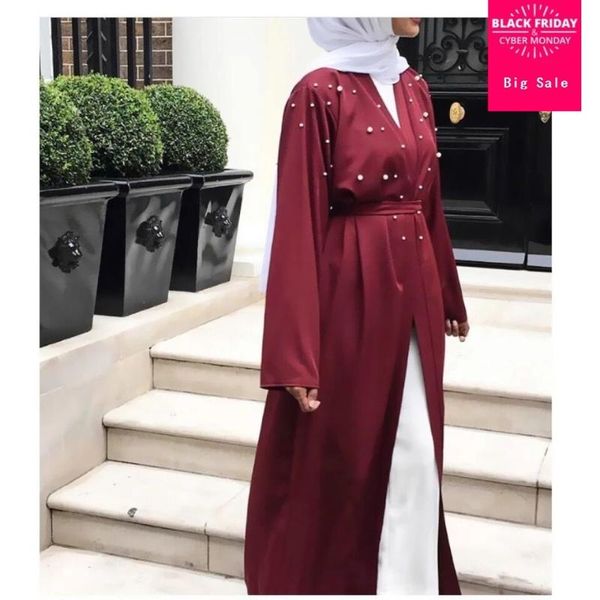 6colors 2019 new casual beading robe musulmane dubai fashion muslim abaya dress lace robes arab worship service wj1643, Red
6colors 2019 new casual beading robe musulmane dubai fashion muslim abaya dress lace robes arab worship service wj1643, Red