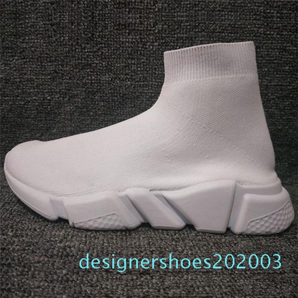 2019 new paris speed trainers knit sock shoe original luxury designer mens womens sneakers high casual without box d03, Black
2019 new paris speed trainers knit sock shoe original luxury designer mens womens sneakers high casual without box d03, Black