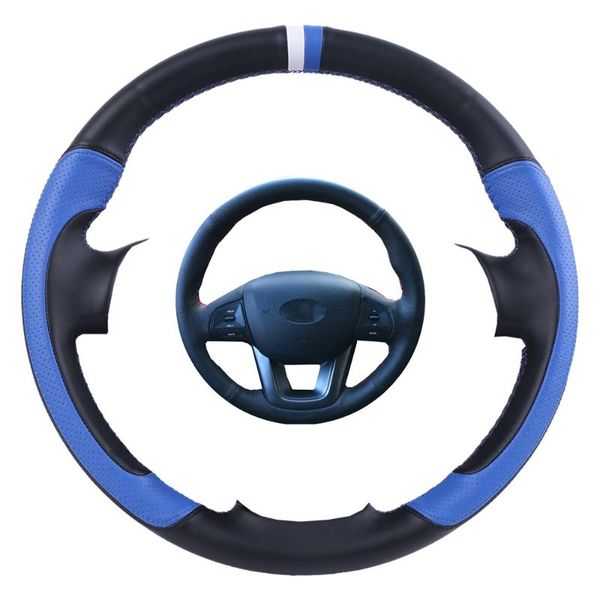 кожа волокна крышки рулевого колеса автомобиля для kia k2 kia rio 2011 2012 2013 / изготовленная на заказ оплетка рулевого колеса
кожа волокна крышки рулевого колеса автомобиля для kia k2 kia rio 2011 2012 2013 / изготовленная на заказ оплетка рулевого колеса