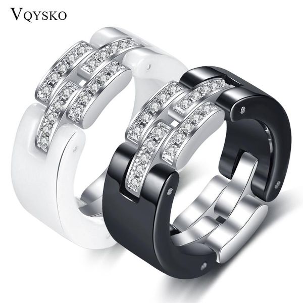 flexible black white ceramic anneaux rings jewelry fashion crystal wedding engagement rings for women party accessories design, Slivery;golden
flexible black white ceramic anneaux rings jewelry fashion crystal wedding engagement rings for women party accessories design, Slivery;golden