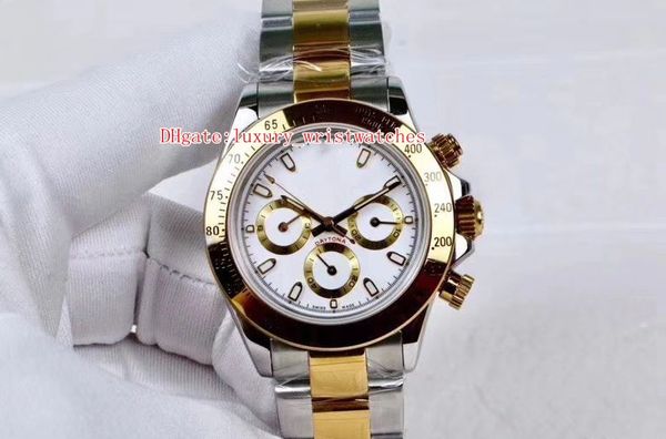 2 colors cosmograph wristwatches 116503 40mm two tones 18k gold & steel diamond no chronograph 2813 movement automatic mens watch watches, Slivery;brown
2 colors cosmograph wristwatches 116503 40mm two tones 18k gold & steel diamond no chronograph 2813 movement automatic mens watch watches, Slivery;brown
