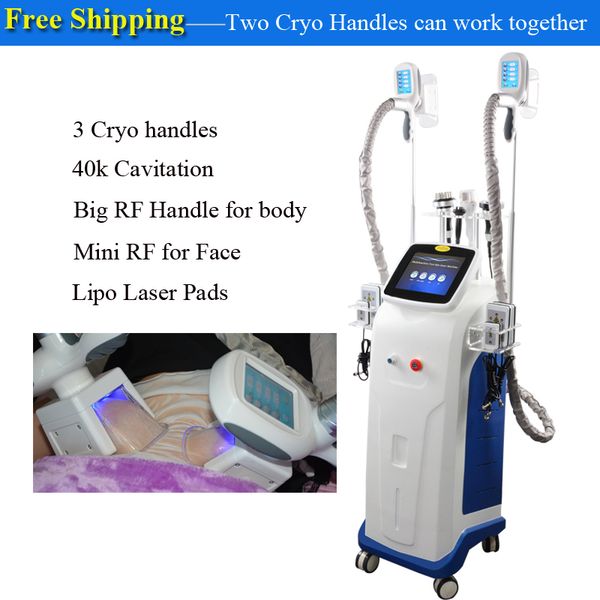 3 cryo handle ultrasonic vacuum slimming cellulite reduction lipo laser weight loss salon equipment fat ing beauty machine
3 cryo handle ultrasonic vacuum slimming cellulite reduction lipo laser weight loss salon equipment fat ing beauty machine