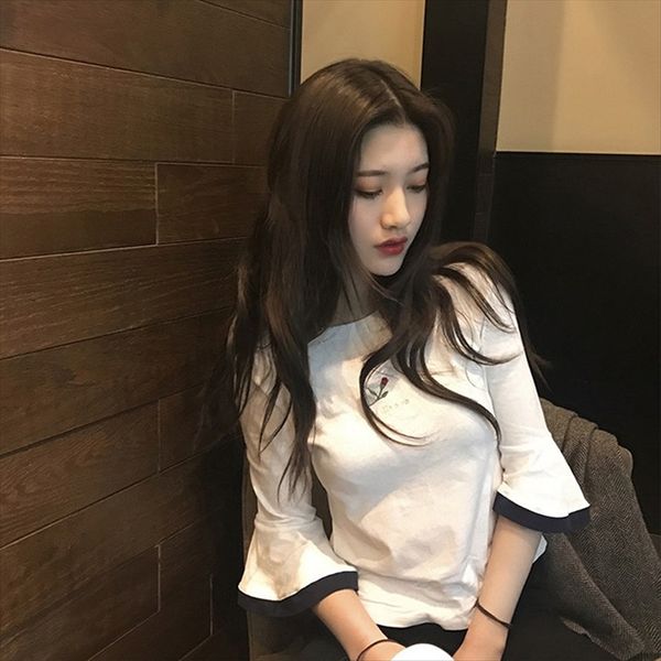 2020 half t-shirt female slim lotus leaf clothing embroidered girlfriends clothes 2020 half sleeve t-shirt female slim lotus leaf clothi, White
2020 half t-shirt female slim lotus leaf clothing embroidered girlfriends clothes 2020 half sleeve t-shirt female slim lotus leaf clothi, White