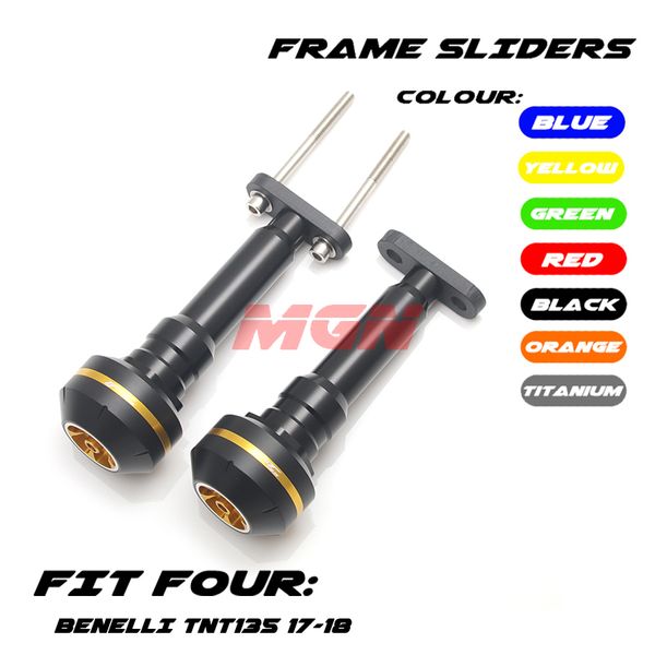 motorcycle cnc aluminum falling protection frame sliders crash protector for benelli tnt 135 tnt135 2017 2018 17 18
motorcycle cnc aluminum falling protection frame sliders crash protector for benelli tnt 135 tnt135 2017 2018 17 18