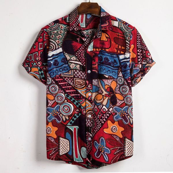summer men's shirts ethnic style vintage printing short sleeve shirt loose stand collar casual shirts men camisa masculina male, White;black
summer men's shirts ethnic style vintage printing short sleeve shirt loose stand collar casual shirts men camisa masculina male, White;black