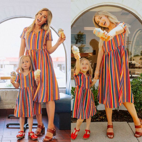 мода мать и дочь вскользь boho полосатый формальное maxi платье mommyme matching эпикировка, Blue
мода мать и дочь вскользь boho полосатый формальное maxi платье mommyme matching эпикировка, Blue