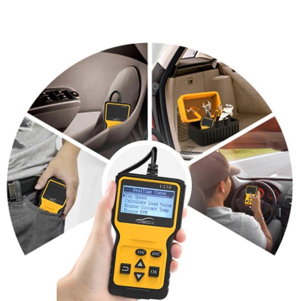v310 obd2 scanner multi languages auto diagnostic scanner mini code reader car engine fault checker car tools auto products 
v310 obd2 scanner multi languages auto diagnostic scanner mini code reader car engine fault checker car tools auto products
