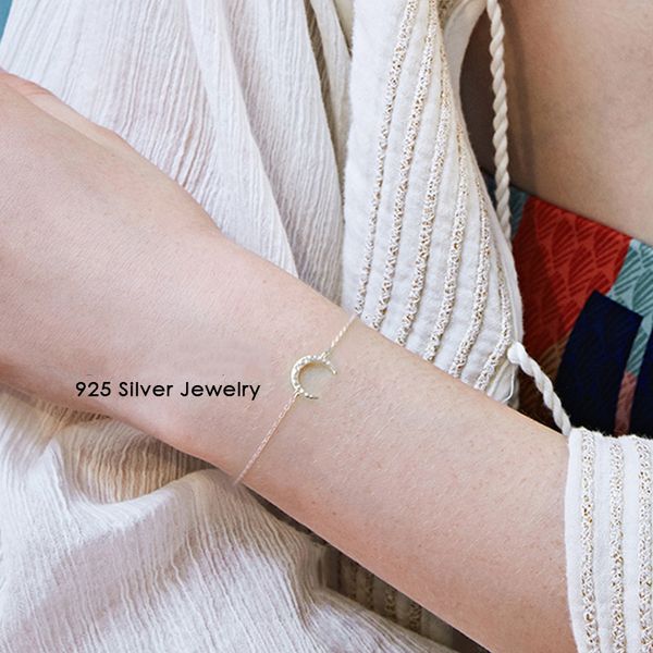 cc pure 925 silver for women fashion jewelry charm moon adjustable bracelet office romantic bangles party party gift ccb053, Golden;silver
cc pure 925 silver for women fashion jewelry charm moon adjustable bracelet office romantic bangles party party gift ccb053, Golden;silver