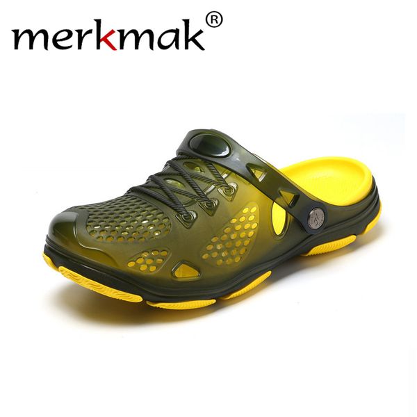 merkmak summer shoes jelly shoes beach men sandals hollow slippers breathable men flip flops outdoor dropshipping, Blue;gray
merkmak summer shoes jelly shoes beach men sandals hollow slippers breathable men flip flops outdoor dropshipping, Blue;gray
