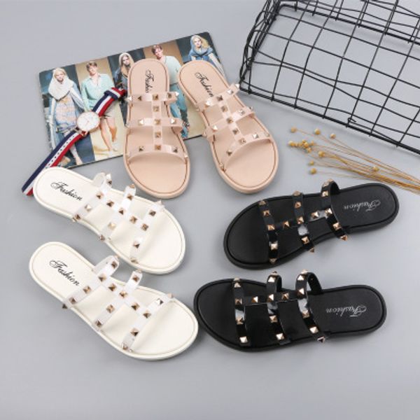 summer fashion women slides rivet slippers women shoes flip flops sandals lady shoes beach slides zapatillas mujer, Black
summer fashion women slides rivet slippers women shoes flip flops sandals lady shoes beach slides zapatillas mujer, Black