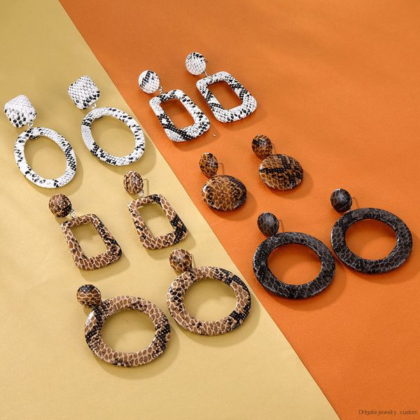 Gift New Oversize Geometry Pendant Earrings Women Retro Punk Big Statement Earrings Snakeskin Oorbellen Party Jewelry
Gift New Oversize Geometry Pendant Earrings Women Retro Punk Big Statement Earrings Snakeskin Oorbellen Party Jewelry