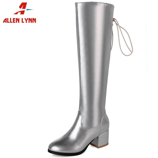 allenlynn plus size 32-45 new ladies high chunky heels shoes woman fashion party office mid calf boots knee high boots women, Black
allenlynn plus size 32-45 new ladies high chunky heels shoes woman fashion party office mid calf boots knee high boots women, Black