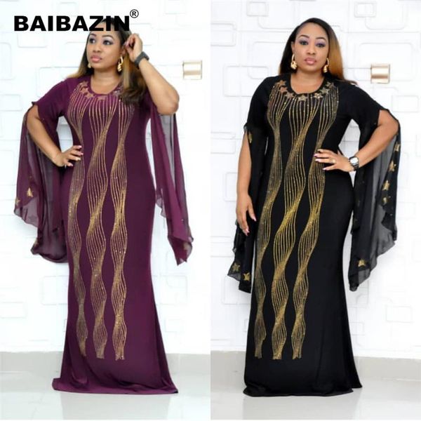 baibazin new african dresses for women slim-fit fishtail long skirt shiny star drilling lotus leaf sleeve, Red
baibazin new african dresses for women slim-fit fishtail long skirt shiny star drilling lotus leaf sleeve, Red
